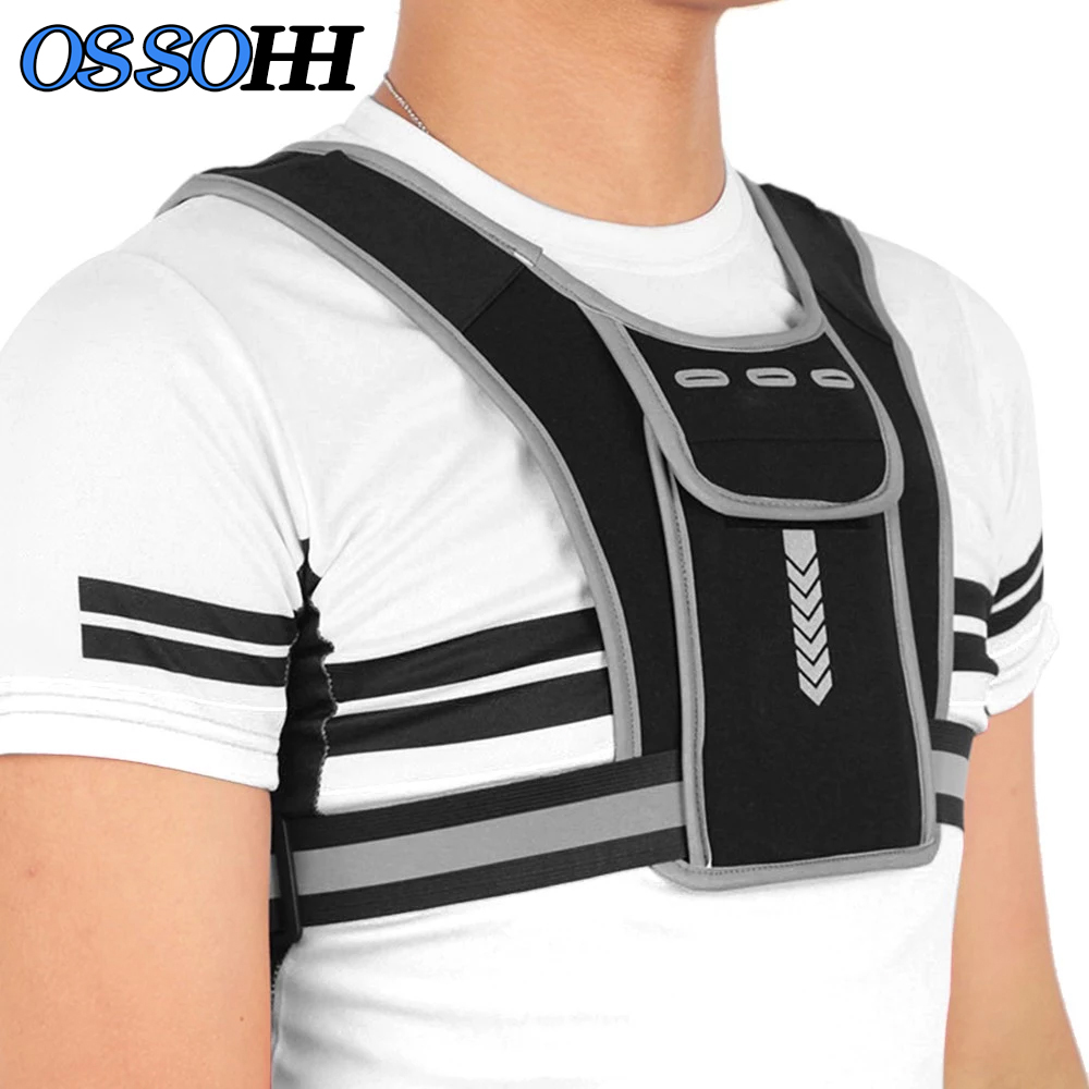 Reflective Vest Cycling - 1 szt. Odblaskowa kamizelka do biegania,