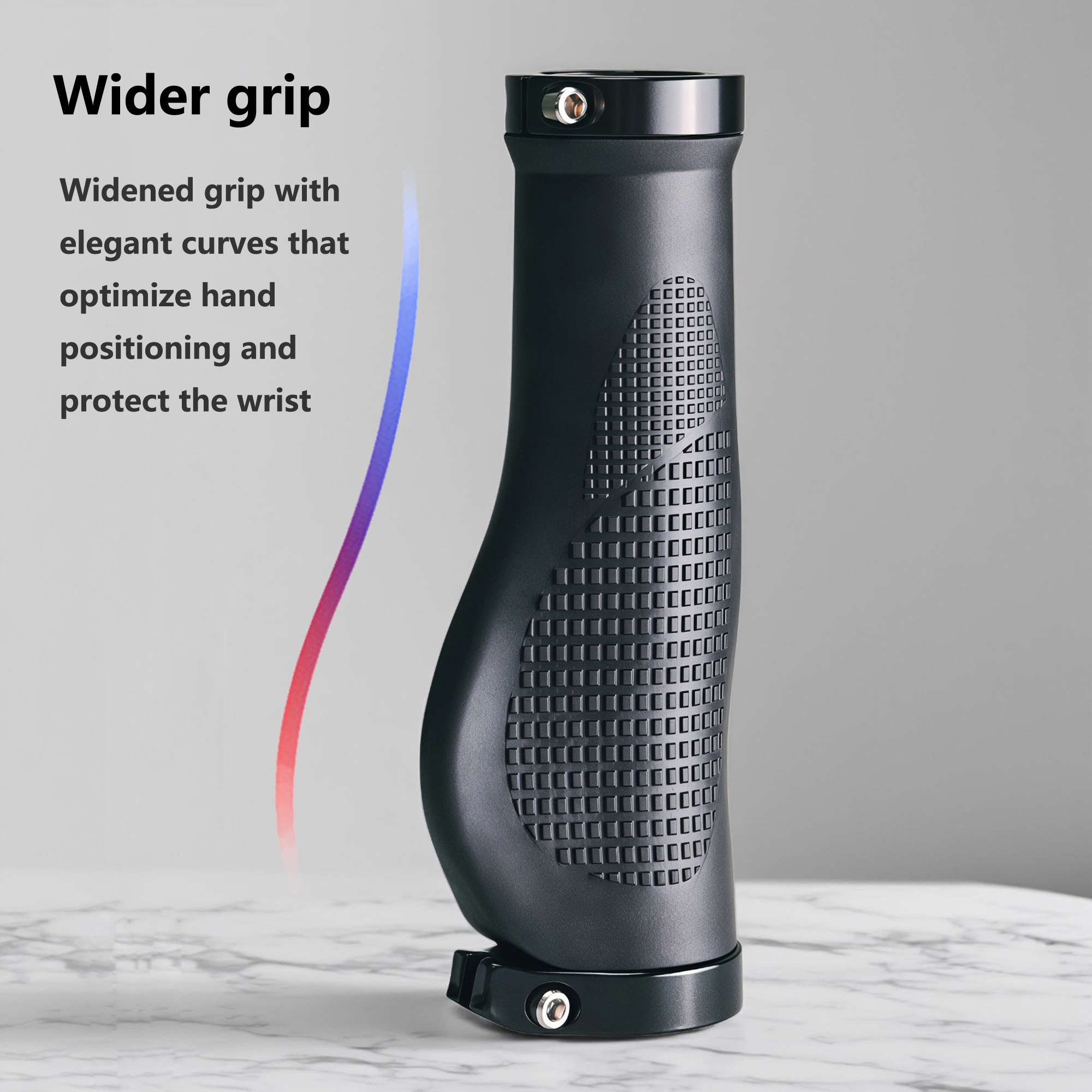 Bell Handlebar Ring - SHIZIWANGRI 1 Para Gumowych Chwytów Kierownicy