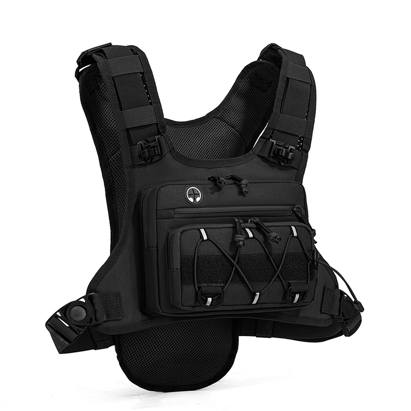 Reflective Vest Cycling - Torba Taktyczna Przednia Saszetka na Klatkę