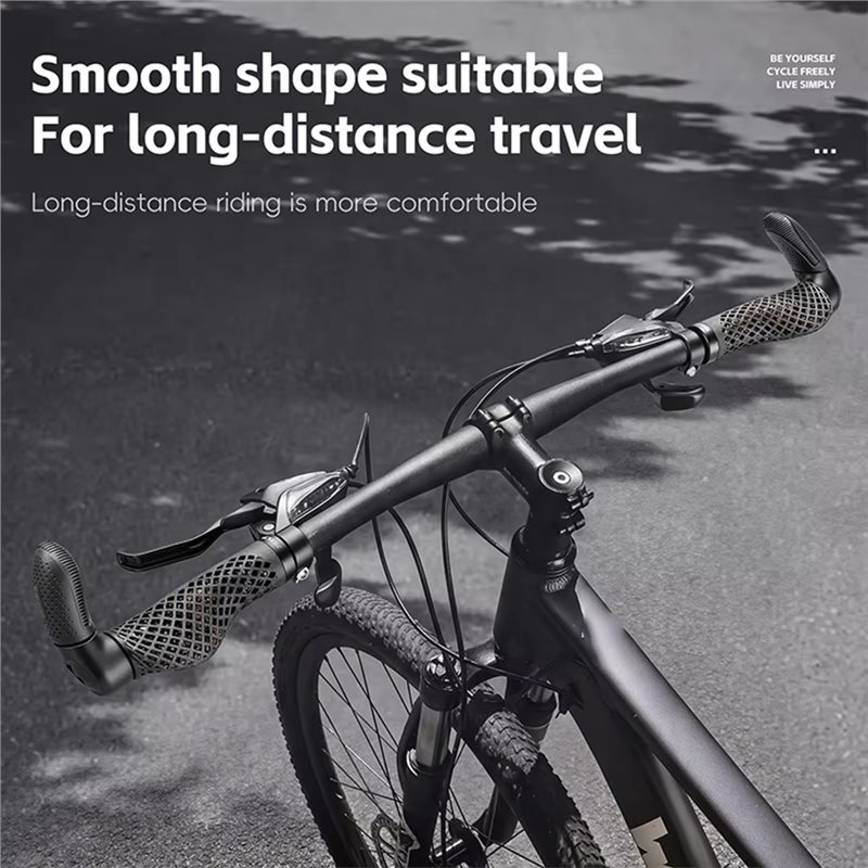 Cycling Commute Distance - Doskonały antypoślizgowy uchwyt TPE, ergonomiczny drążek