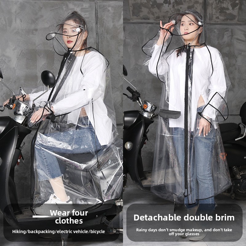 Przezroczyste poncho przeciwde – Cycling Commute In Rain recenzja i cena