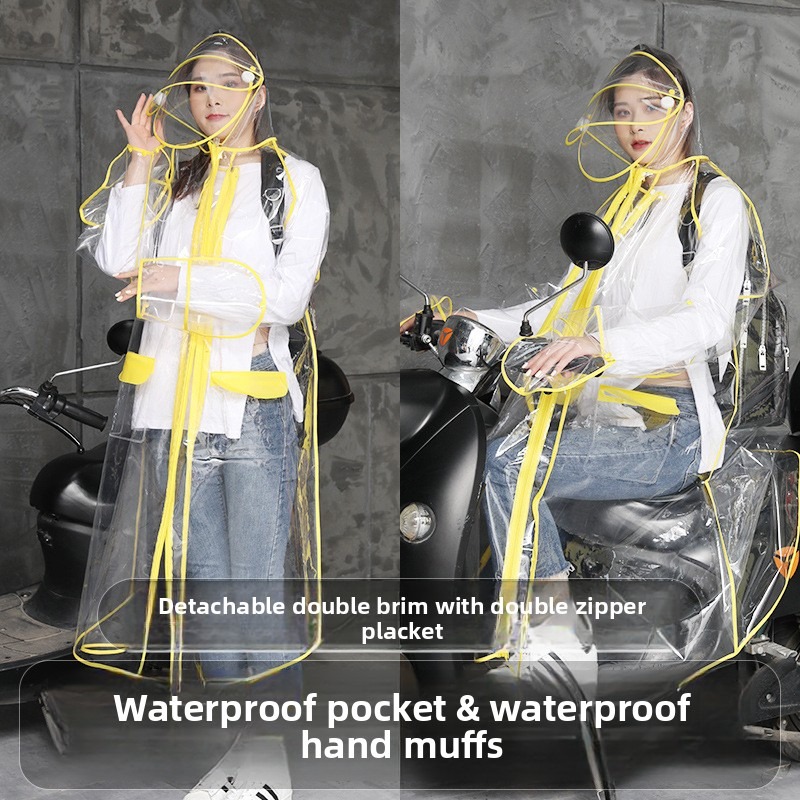 Przezroczyste poncho przeciwde – Cycling Commute In Rain recenzja i cena