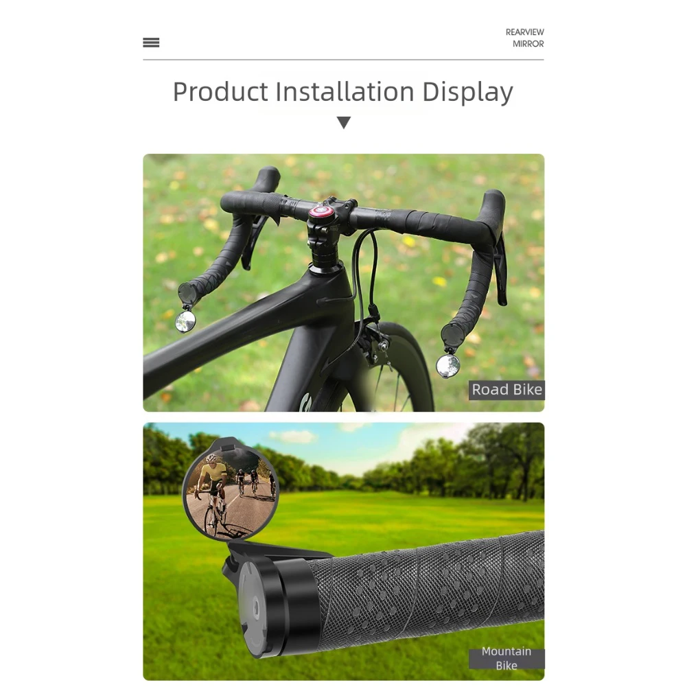 Lusterko wsteczne na końce kie – Mirror Handlebar Convex recenzja i cena