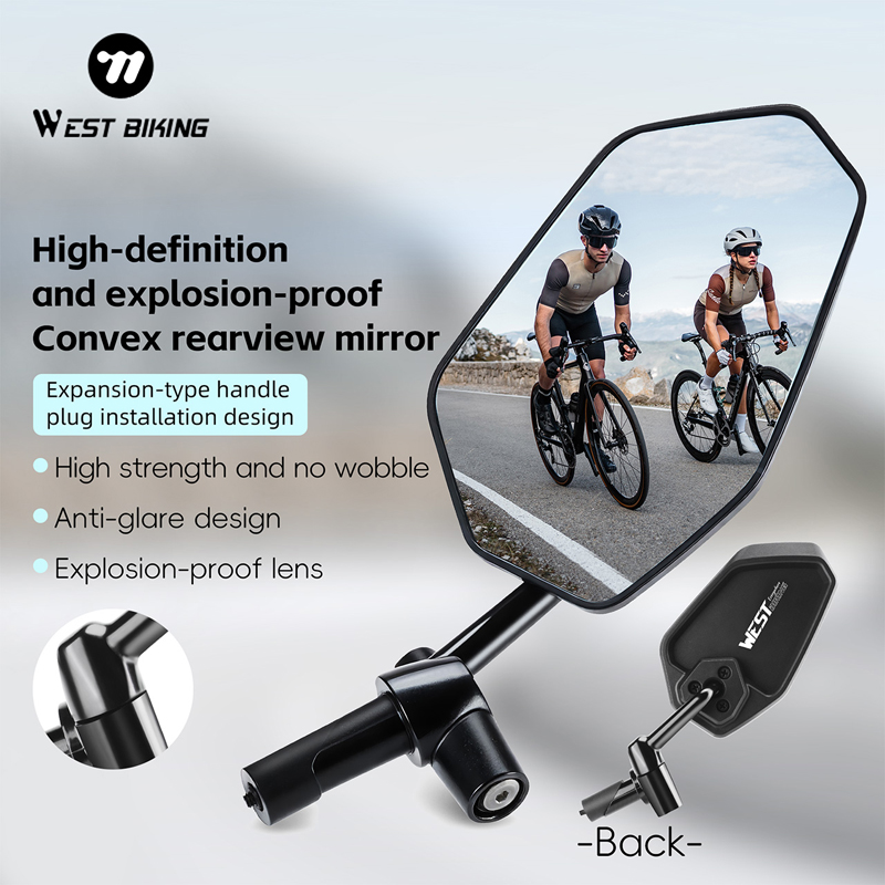 Lusterko wsteczne WEST BIKING  – Mirror Handlebar Convex recenzja i cena