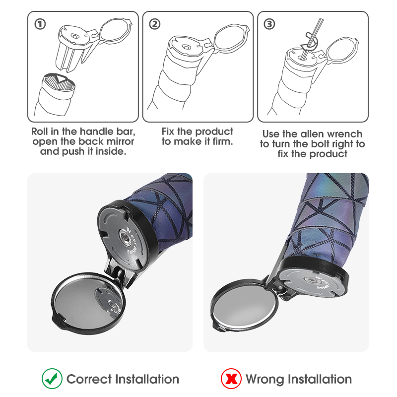 WEST BIKING 2 szt. Lusterka ro – Mirror Handlebar Convex recenzja i cena