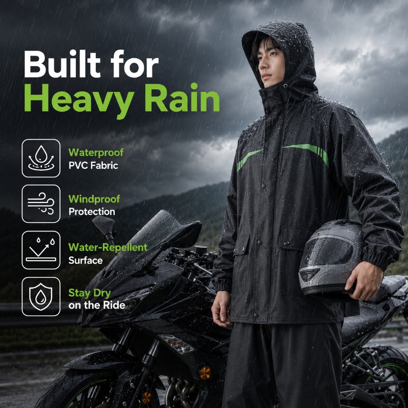 Wodoodporny kombinezon rowerow – Cycling Commute In Rain recenzja i cena