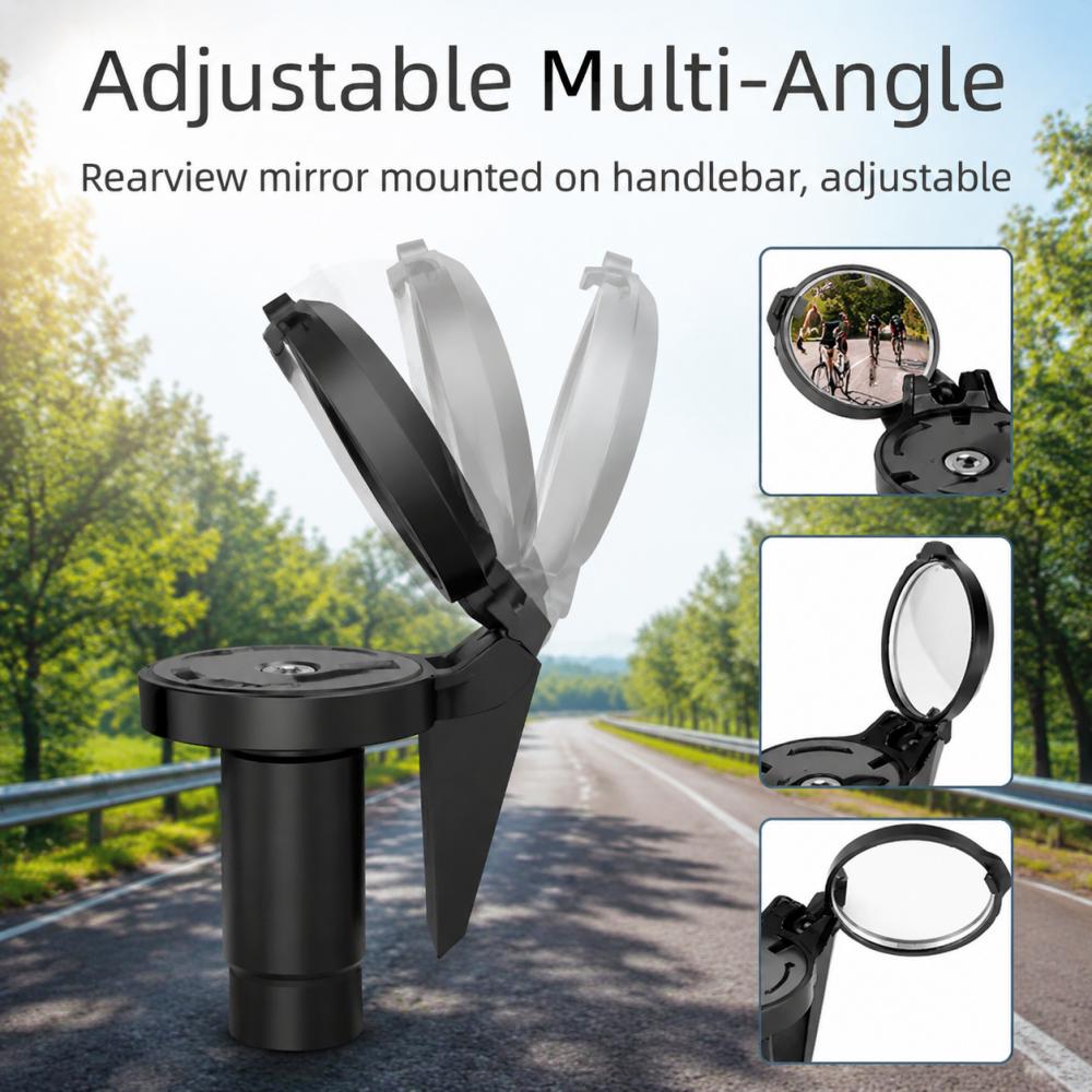 Lusterko rowerowe na końce kie – Mirror Handlebar Convex recenzja i cena