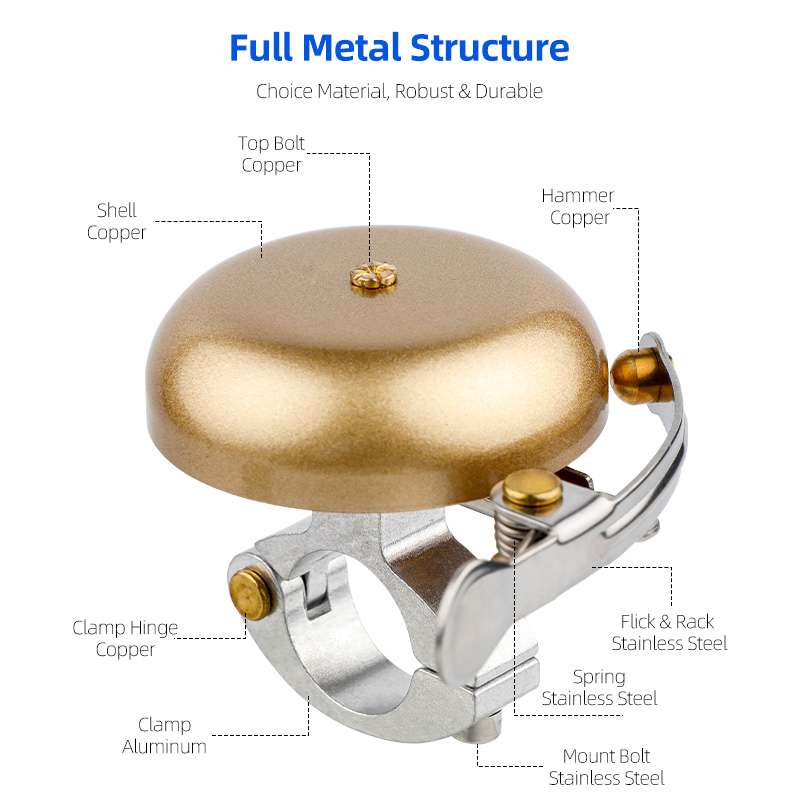 Deemount Classic Cycle Mosiężn – Bell Handlebar Ring recenzja i cena