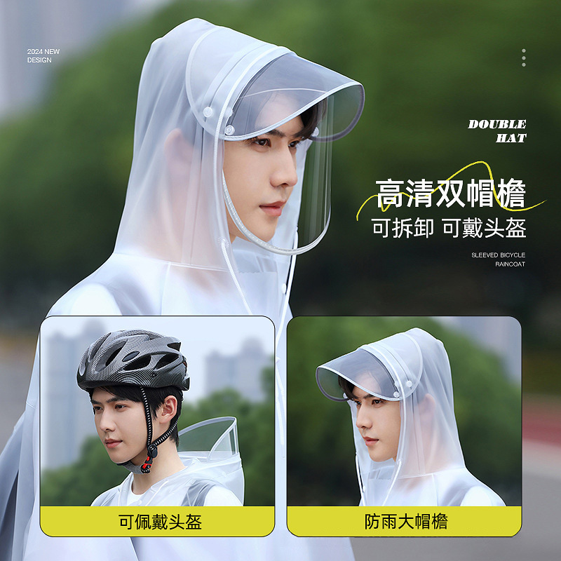 Unisexowa peleryna przeciwdesz – Cycling Commute In Rain recenzja i cena
